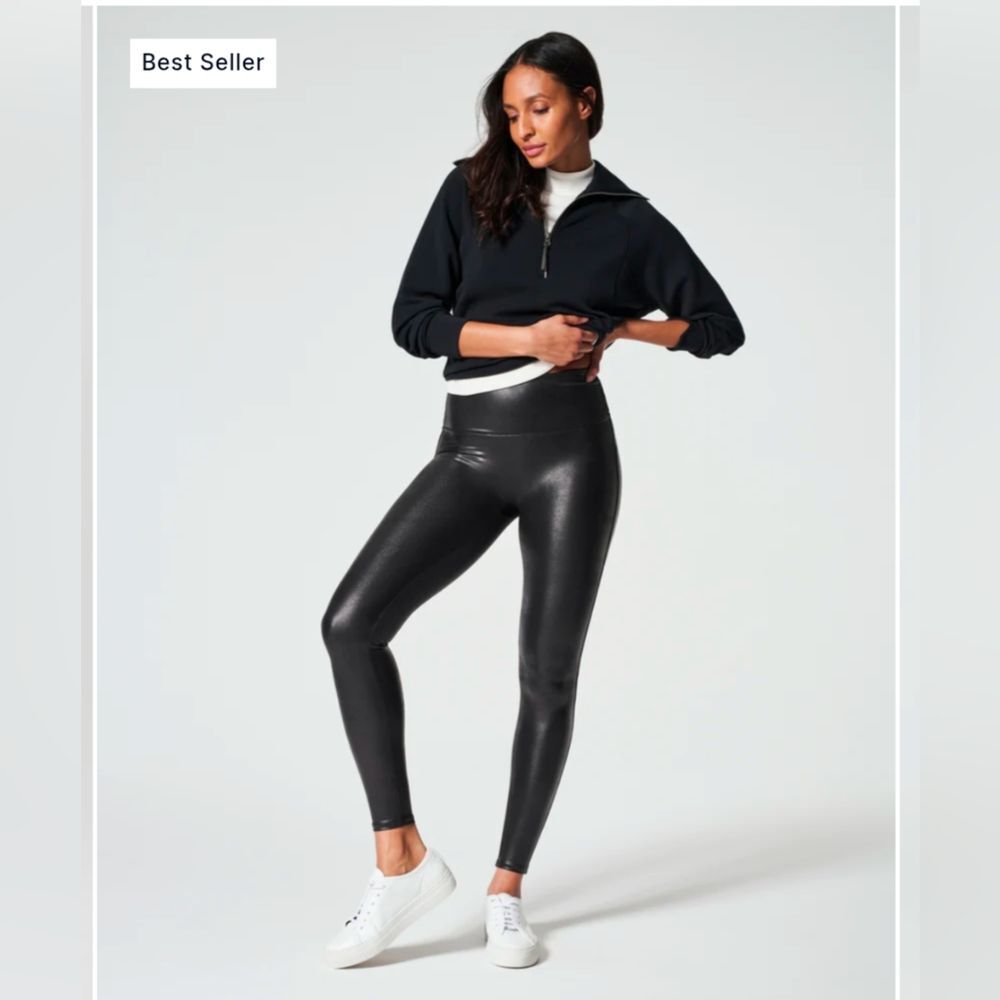Spanx faux leather leggings